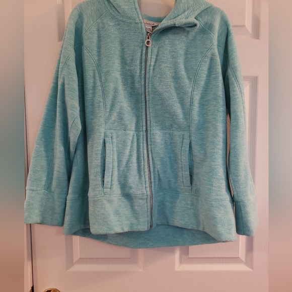 Unlisted, blue polar fleece sweatshirt, sz XXL - Picture 3 of 4